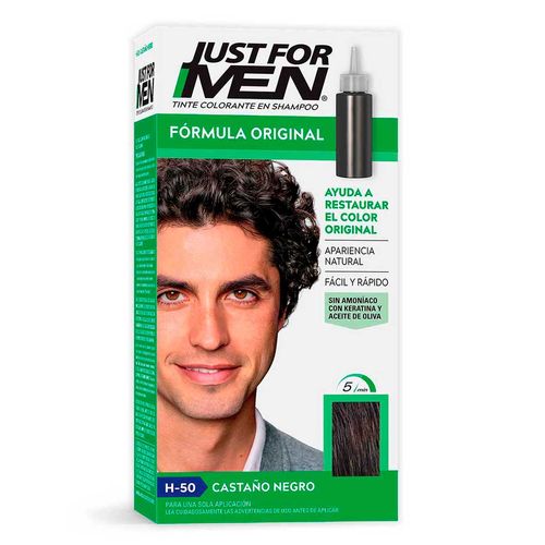 Tinte para Caballero Just For Men Fórmula Original Castaño Medio 66ml.