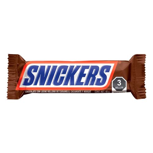 Snickers Barra De Chocolate Con Leche 48g