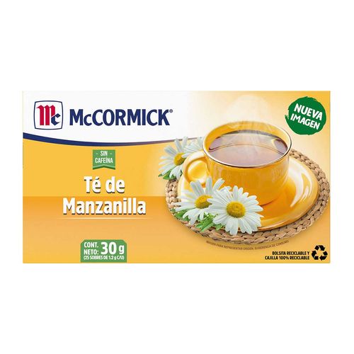 Té Mccormick Manzanilla Con 25 Sobres
