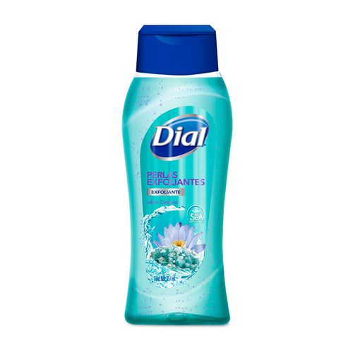 Jabón Líquido Corporal Dial Perlas Exfoliantes 354ml.