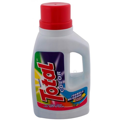 Detergente Líquido Total Color Limpia Mugre con Máxima Limpieza 2L