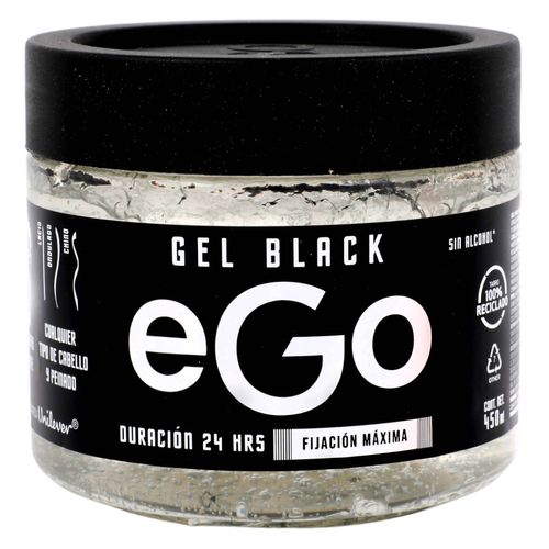 Gel para Peinar eGo Black 450ml