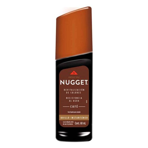 Lustrador Ceras Líquidas Nugget Negro Calzado 60ml.