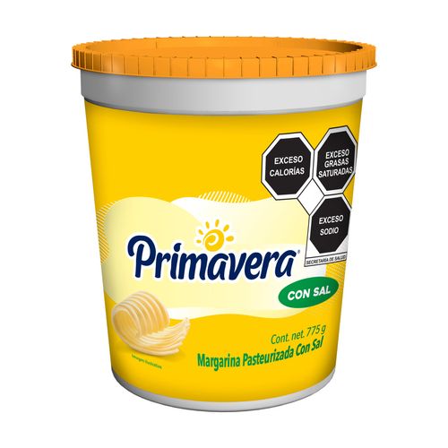 Margarina Primavera Cocina Sin Sal 775g.