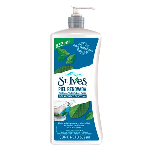 Crema Corporal St. Ives Colágeno y Elastina 532ml.