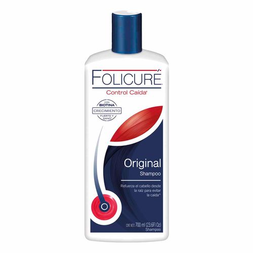 Shampoo Folicuré Control Caída Original 700ml.