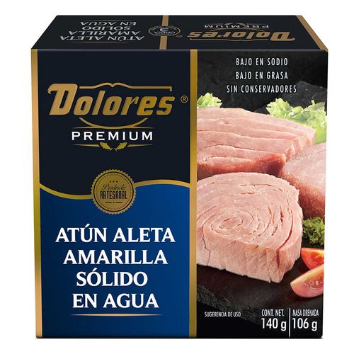 Lomo Sólido de Atún Dolores en Agua 140g