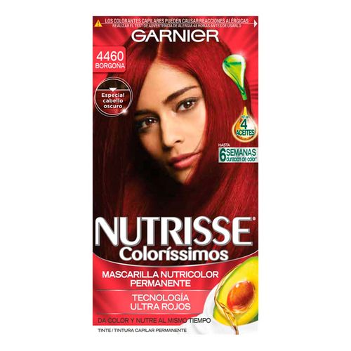 Tinte de Cabello Garnier Nutrisse 4460 Borgoña.