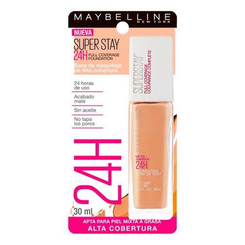 Base de Maquillaje Líquida Maybelline New York Super Stay Honey 30ml