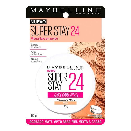 Maquillaje en Polvo Maybelline New York Super Stay 24 Nude 10g