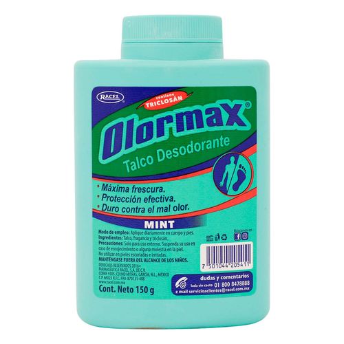 Talco Desodorante Pies Olormax Polvo 150g