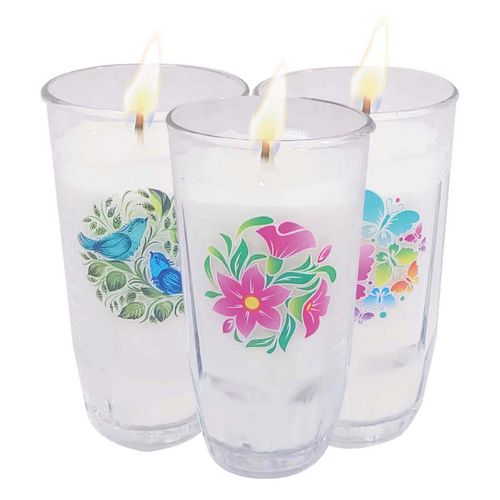 Veladora de vidrio Luz Eterna Fama Centenario 1 pieza