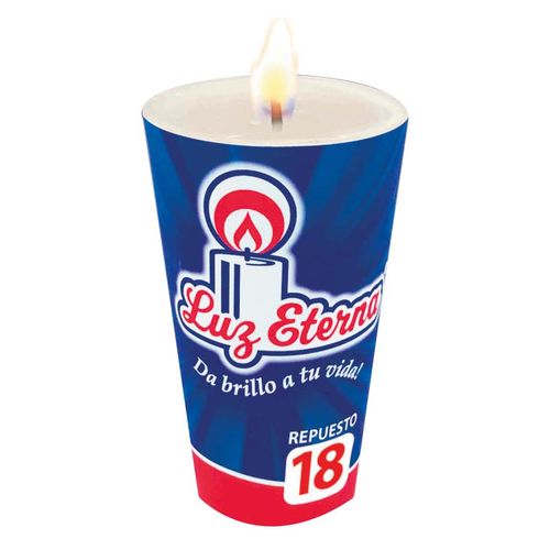 Vela Repuesto Luz Eterna 18 Cono