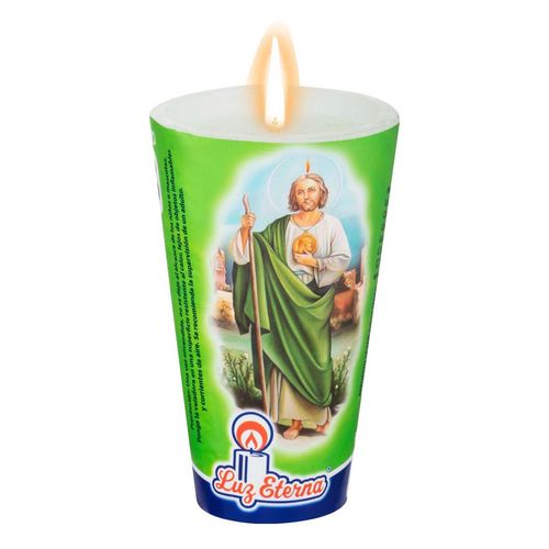 Vela Repuesto Luz Eterna 18 Cono San Judas Tadeo