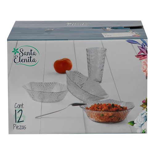 Vajilla Crisa 12 Pz Diamante ideal