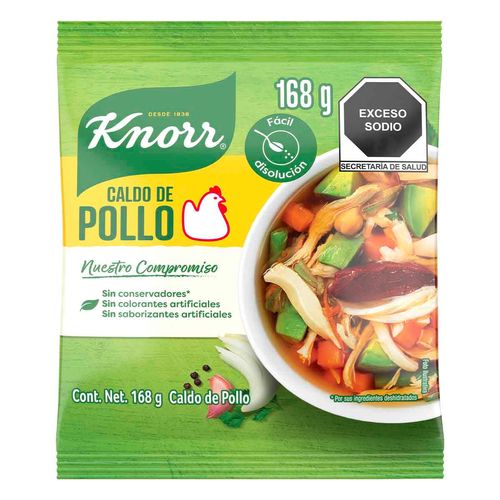 Caldo de Pollo Knorr en Polvo 168g