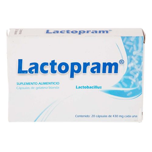Lactobasilos 20 Cap 430 Mg