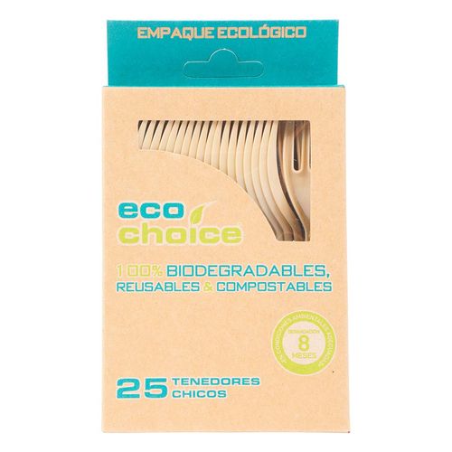 Tenedor Chico Eco Choice 25 Tenedores