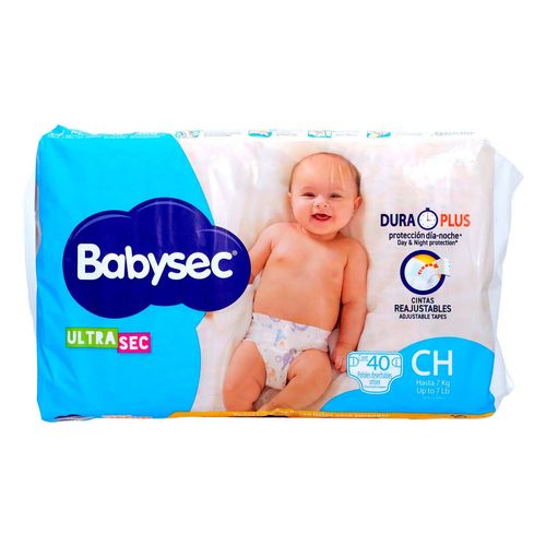 Pañal Babysec CH 40 Pz