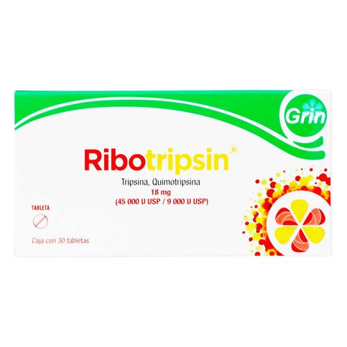 Tripsina/Quimotrispina Ribotrispin Caja