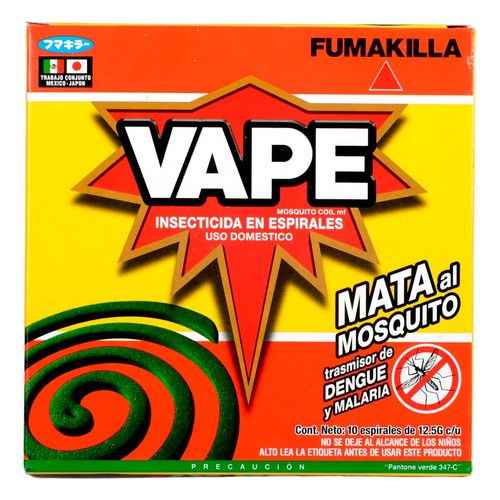 Insecticida Vape Espirales 10 Piezas
