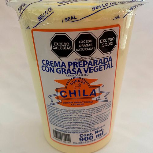 Crema Chila Vegetal 900ml
