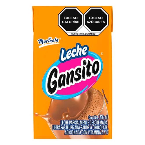 Leche Bimbo Gansito Chocolate Saborizada 236ml