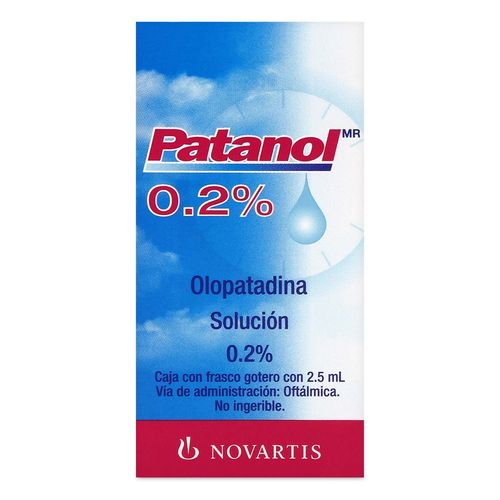 Solución Oftálmica Patanol 0.2% Frasco Gotero con 2.5ml