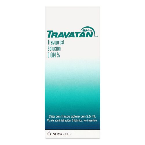 Solución Travatan Frasco Gotero con 2.5ml