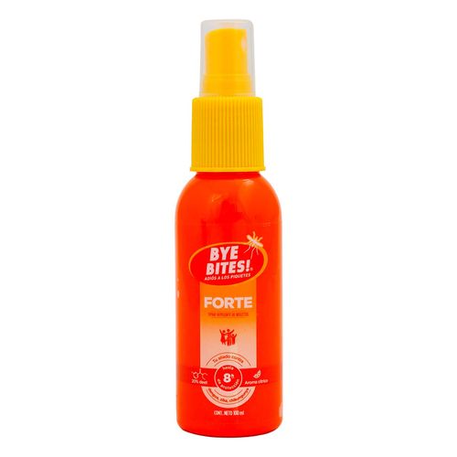 Repelente de Insectos en Spray Bye Bites Forte Para Viajar 100ml