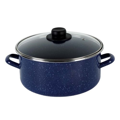 CACEROLA DE PELTRE AZUL 24CM