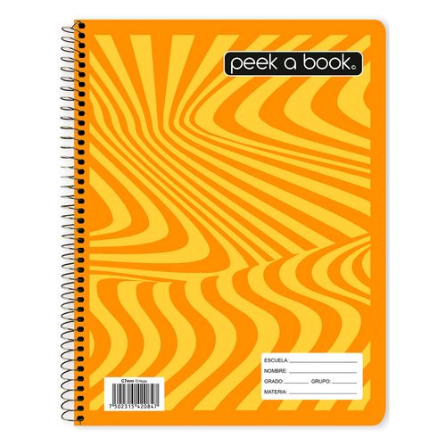 Cuaderno Profesional Peek a Book 90 Hojas Doble Raya