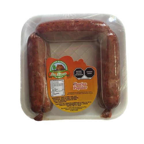 Chorizo Popular de Cerdo La Finca por Kg