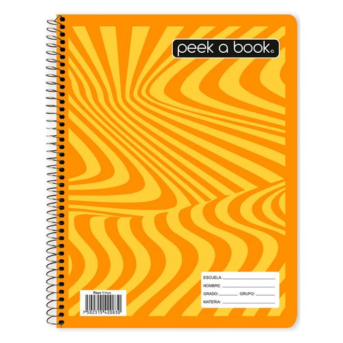 Cuaderno Profesional Peek a Book 90 Hojas Raya