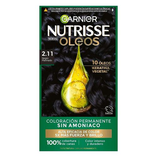 Tinte Nutrisse Oleos Negro Platino 1 Pieza