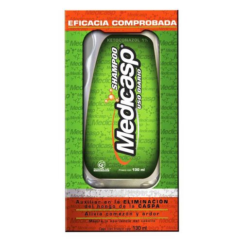 Medicasp Shampoo Antimicótico Elimina Hongo de la Caspa 130 ml