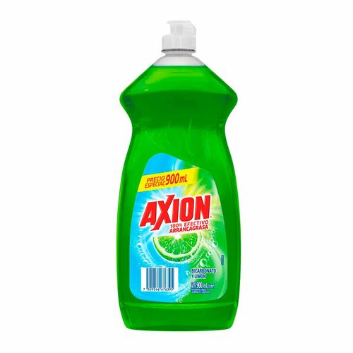 Lavatrastes Líquido Axion Bicarbonato y Limón 900ml