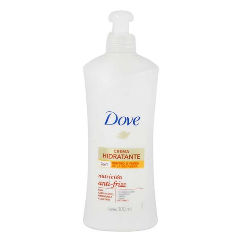 Crema para Peinar Dove Nutrición Antifrizz 300ml