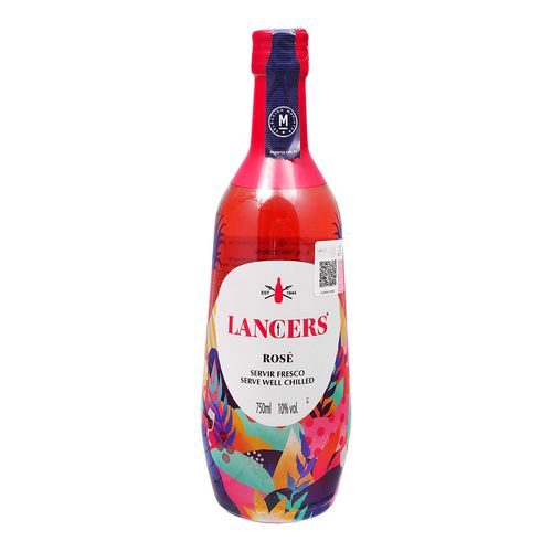 Vino Rosado Portugues Lancers Semi Espumoso de 750ml..