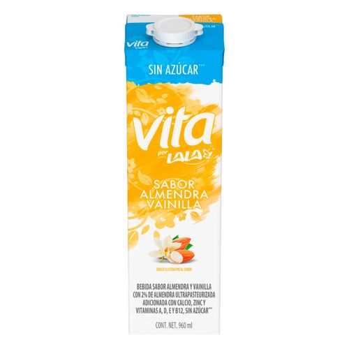 Bebida Vita Lala Vita Almendra Vainilla 960 ml