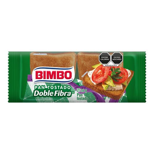 Pan Tostado Bimbo Doble Fibra 250g