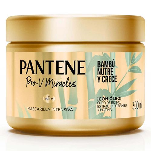 Mascarilla Capilar Pantene Bambú Nutre y Crece 300ml