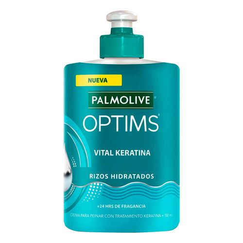 Crema para Peinar Palmolive Optims Vital Keratina Rizos Hidratados 150ml