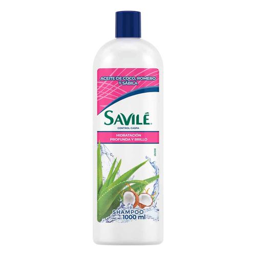 Shampoo Savilé Control Caspa Aceite de Coco y Romero 1L