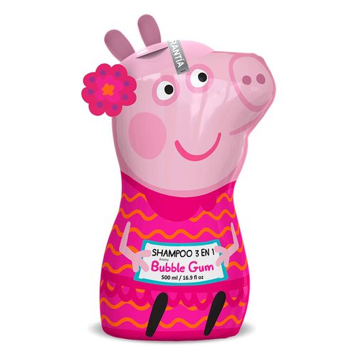 Shampoo Infantil Blumen Kids 3 en 1 Peppa Pig Bubble Gum para Niña 500ml