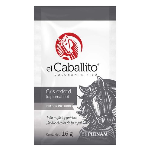 Colorante para Ropa El Caballito Gris Oxford 16g.