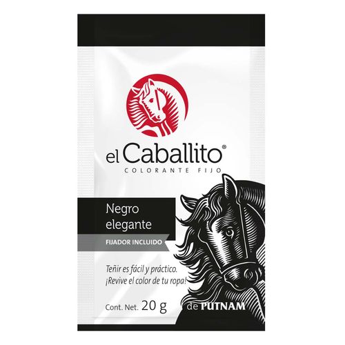 Colorante para Ropa El Caballito Negro