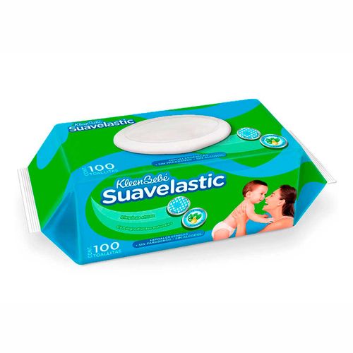 Toallitas Húmedas para Bebé Kleenbebé Suavelastic Max 100 Toallitas