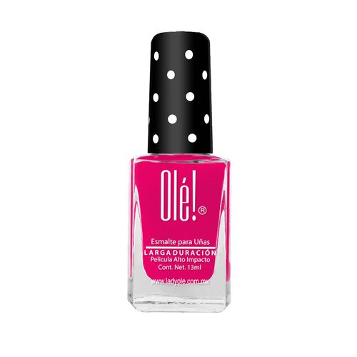 Esmalte de Uñas Olé! Cosmetics Larga Duración Rosa Neón
