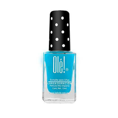Esmalte de Uñas Olé! Cosmetics Larga Duración Azul Aqua